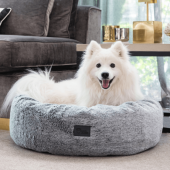 Superior Pet Goods Harley Dog Bed - Artic Faux Fur