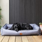 Superior Pet Goods Ortho Dog Lounger - Ripstop Grey