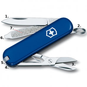 Victorinox Classic SD Swiss Army Knife - Blue