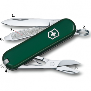 Victorinox Classic SD Swiss Army Knife - Green