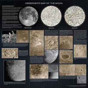 Celestron Observer's Moon Map