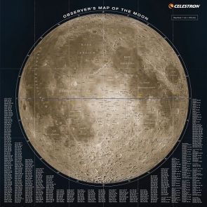 Celestron Observer's Moon Map