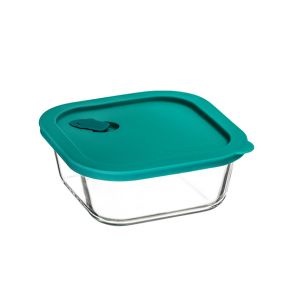 ClickClack Square Food Container 800ml Teal