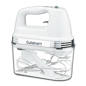 Cuisinart 9-Speed Hand Mixer with Storage Case White