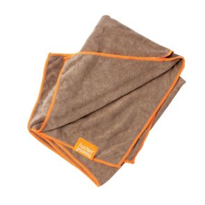 FuzzYard Puppy Microfibre Dog Towel - Brown