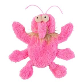 FuzzYard Flat Out Nasties - Scratchette The Flea Dog Toy - Pink