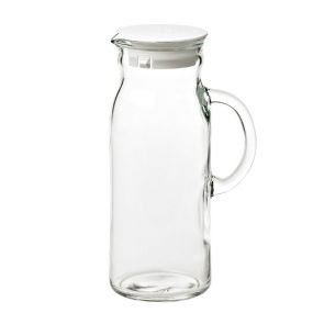 Glasslock Tempered Glass Water Jug with Lid 1L