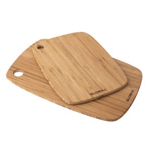 Global Tri-Ply Bamboo Cutting Board - Set of 2