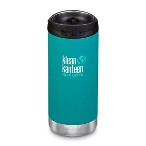 Klean Kanteen TKWide Insulated Bottle with Cafe Cap 355ml Emerald Bay