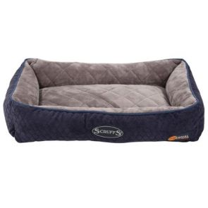 Scruffs Thermal Self-Heating Dog Lounger - Navy