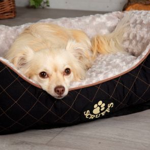 Scruffs Wilton Dog Box Bed - Black - Medium