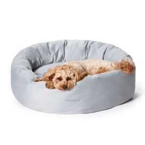 Snooza Cool Cuddler Dog Bed - Silver