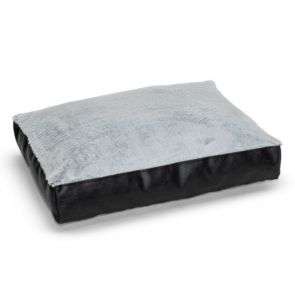 Superior Pet Hooch Dog Cushion - Vegan Leather & Everly Faux Fur - Small