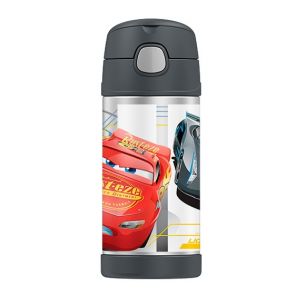 Thermos Funtainer Stainless Steel Vacuum Insulated Bottle 355ml Disney Cars 3