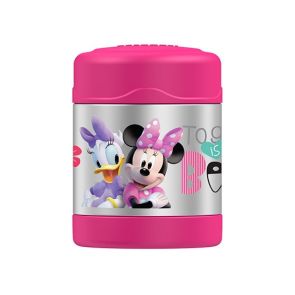 Thermos Funtainer Stainless Steel Vacuum Insulated Food Jar 290ml Disney Minnie Mouse
