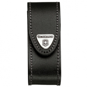 Victorinox 91mm 2-4 Layers Leather Belt Pouch - Black
