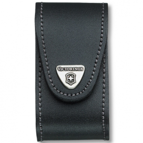 Victorinox 91mm 5-8 Layers Leather Belt Pouch - Black