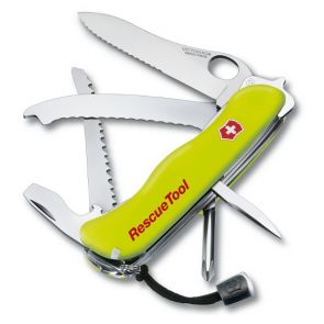 Victorinox RescueTool Swiss Army Knife With Sheath - Phosphorescent Yellow